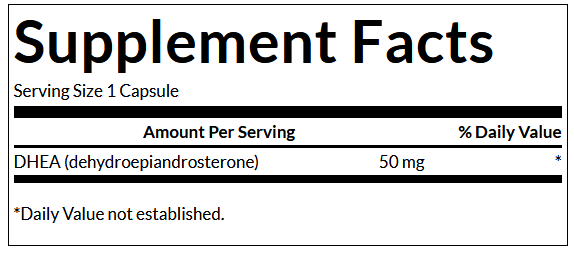 Swanson DHEA - High Potency 50 mg 120 Kapseln