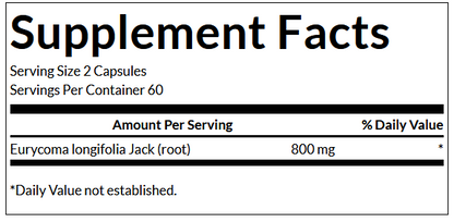 Swanson Tongkat Ali (Eurycoma longifolia), 400 mg, 120 kapseln