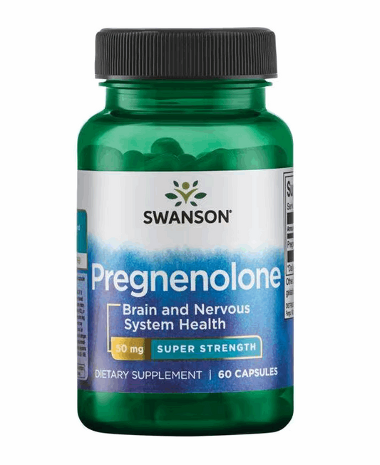 Swanson Pregnenolone 50 mg 60 kapseln - Super Strength