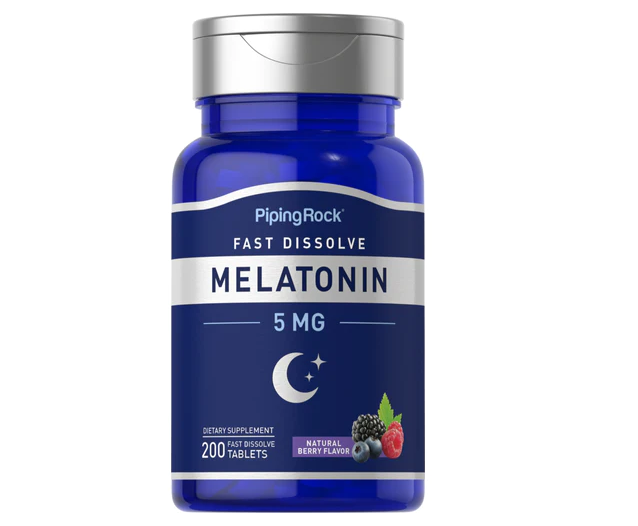 pipingrock melatonin 5 mg 200 tabletten