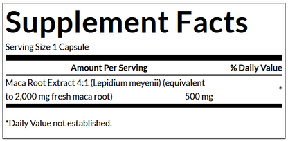 Swanson Maca 500 mg 60 caps