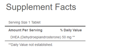 Puritan's Pride DHEA 50 mg 50 Tabletten