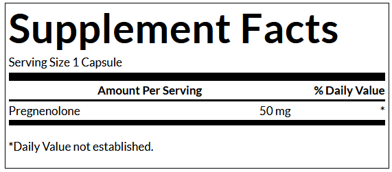 Swanson Pregnenolone 50 mg 60 Kapseln - Super Strength