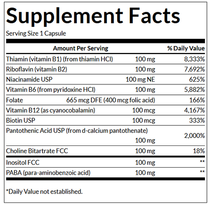 Swanson Premium - Balance B-100 Complex 100 caps