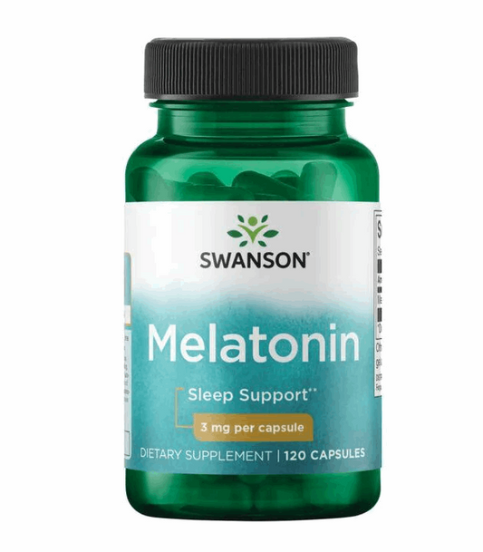 Swanson Melatonin 3 mg 120 kapseln